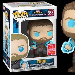 Funko Pop! - Marvel Thor Ragnarok - Thor 335, 2018 SDCC, Glows in the Dark